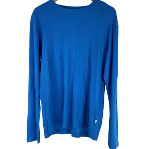 NN07 No Nationality NWT Kurt Long Sleeve in Blue Coral Men's Size S Cotton Modal